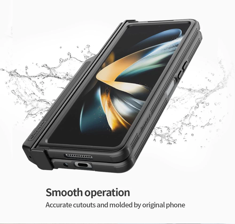 Samsung Galaxy Z Fold 4 5G ümbris sinine NILLKIN CAMSHIELD PRO (Set version)