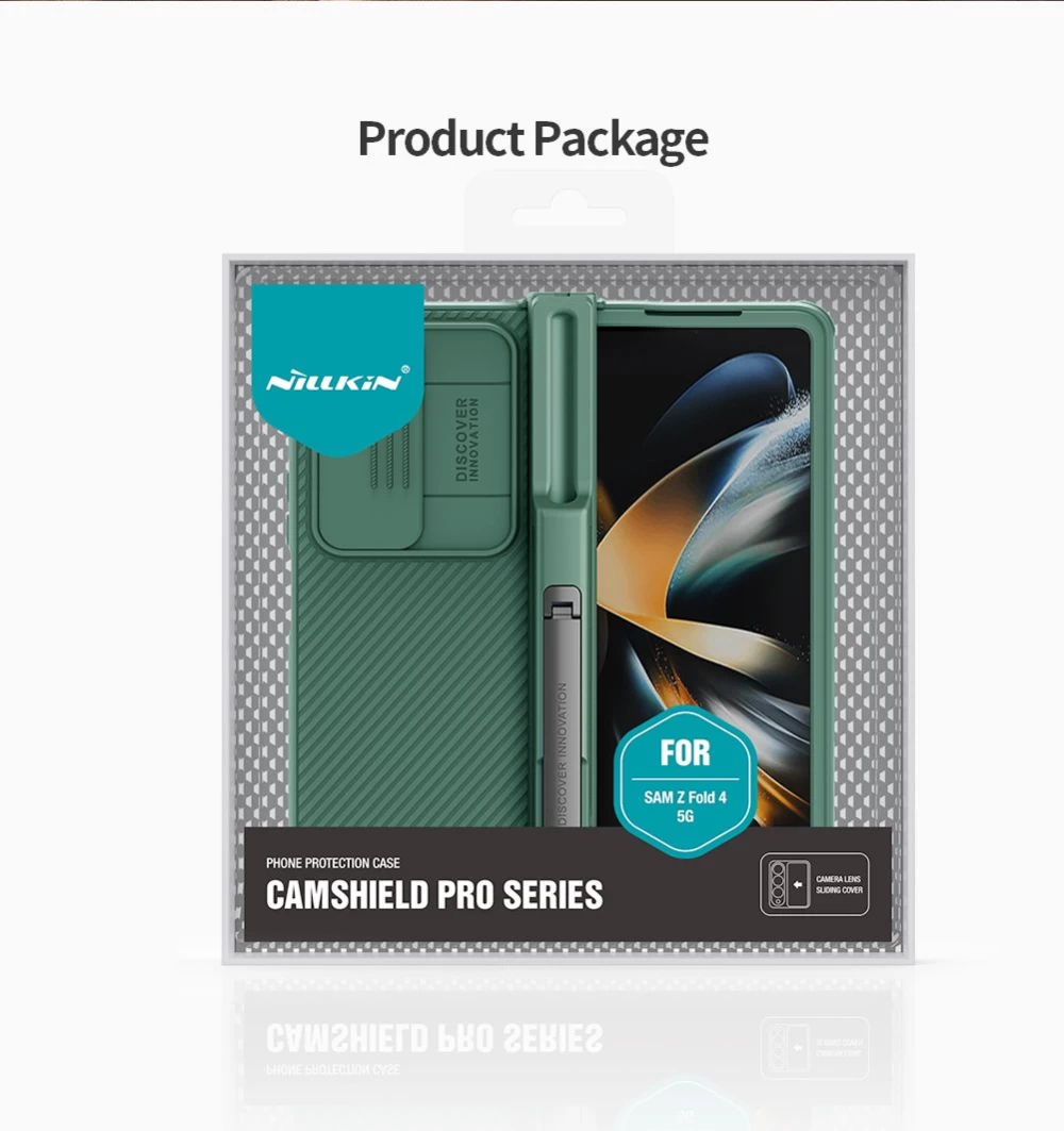 Samsung Galaxy Z Fold 4 5G ümbris sinine NILLKIN CAMSHIELD PRO (Set version)