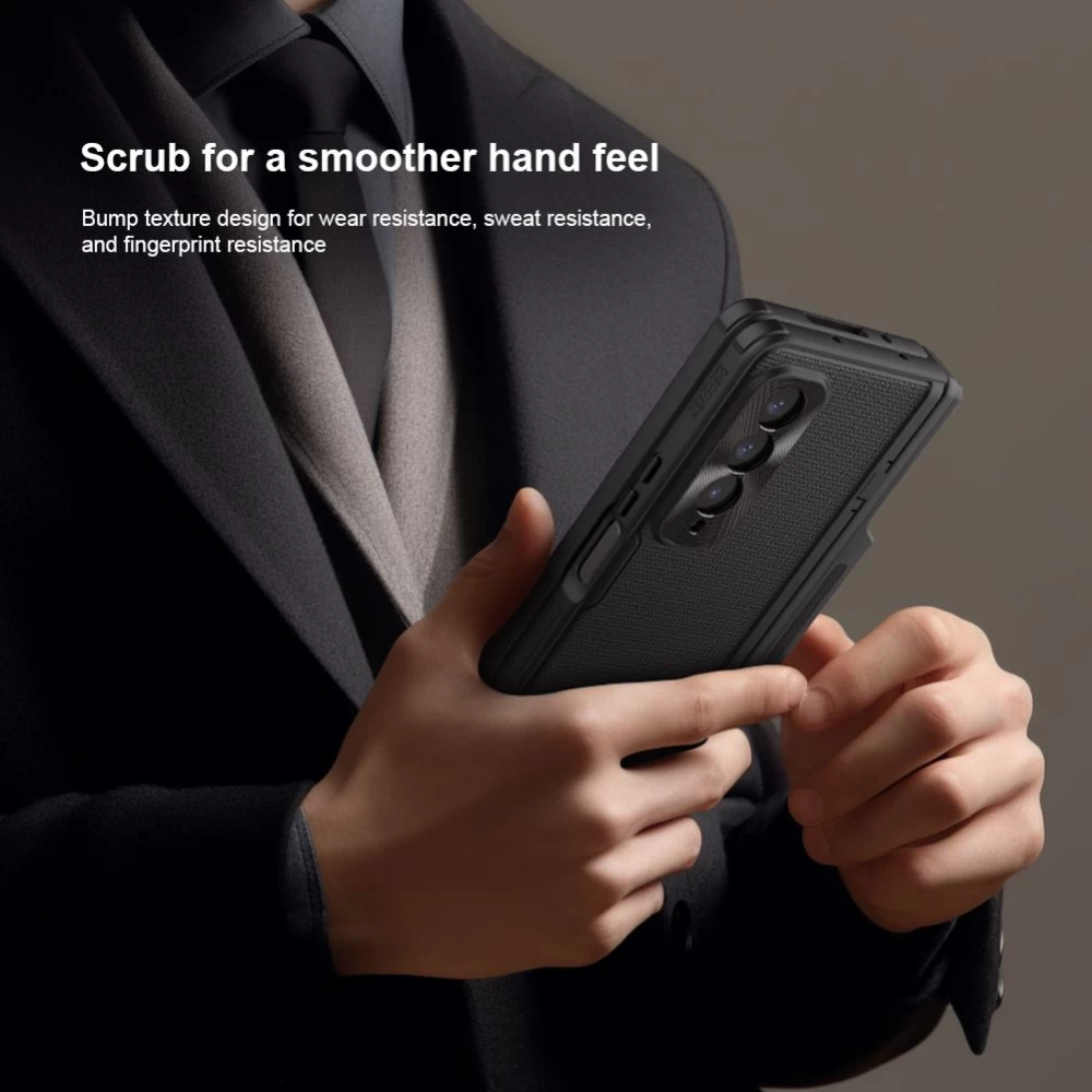 Samsung Galaxy Z Fold 4 5G ümbris sinine NILLKIN SUPER FROSTED SHIELD