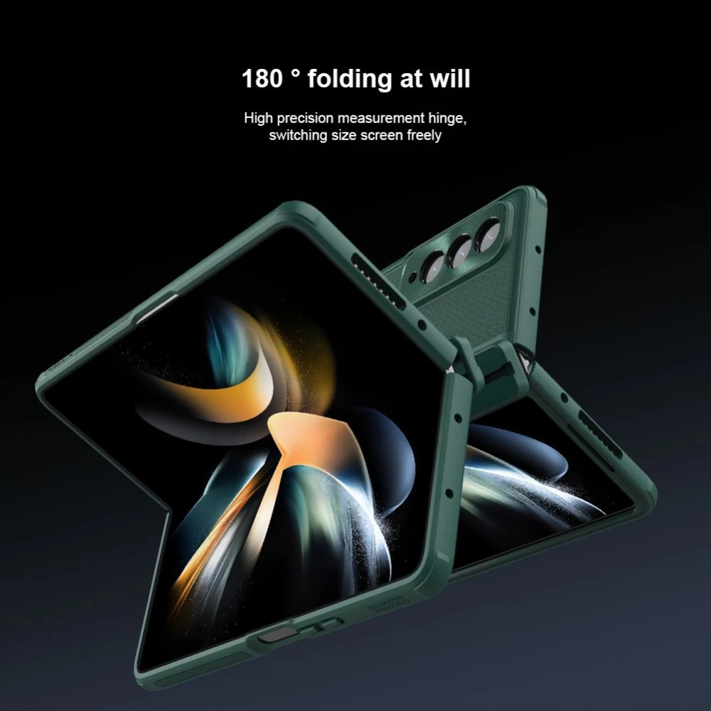 Samsung Galaxy Z Fold 4 5G ümbris sinine NILLKIN SUPER FROSTED SHIELD