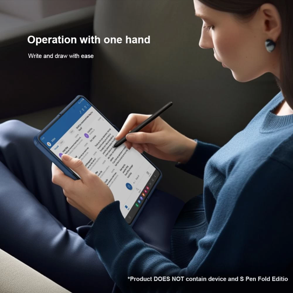 Samsung Galaxy Z Fold 4 5G ümbris sinine NILLKIN SUPER FROSTED SHIELD