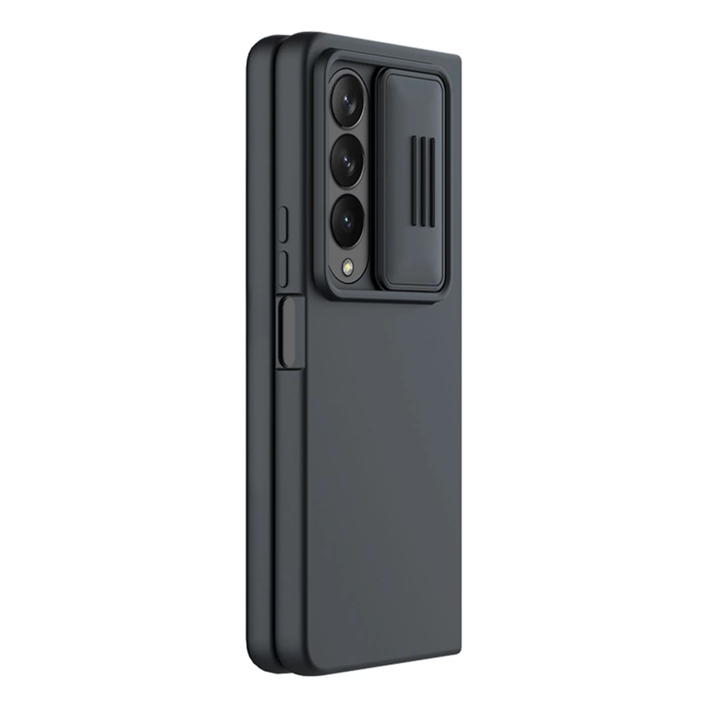 Samsung Galaxy Z Fold 4 5G ümbris must Nillkin CamShield Silky Silicon