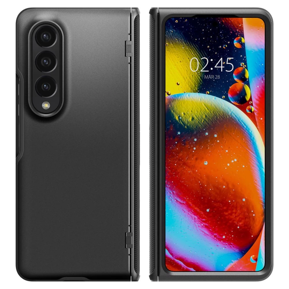 Samsung Galaxy Z Fold 4 5G ümbris must SPIGEN SLIM ARMOR PRO