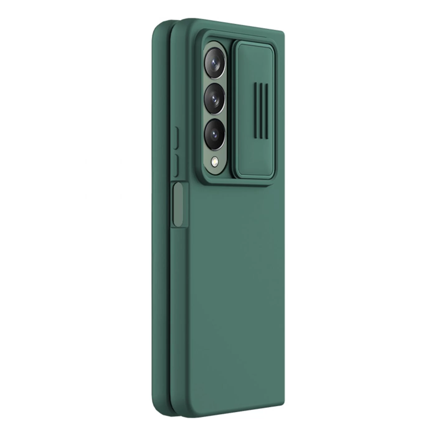 Samsung Galaxy Z Fold 4 5G ümbris roheline Nillkin CamShield Silky Silicon