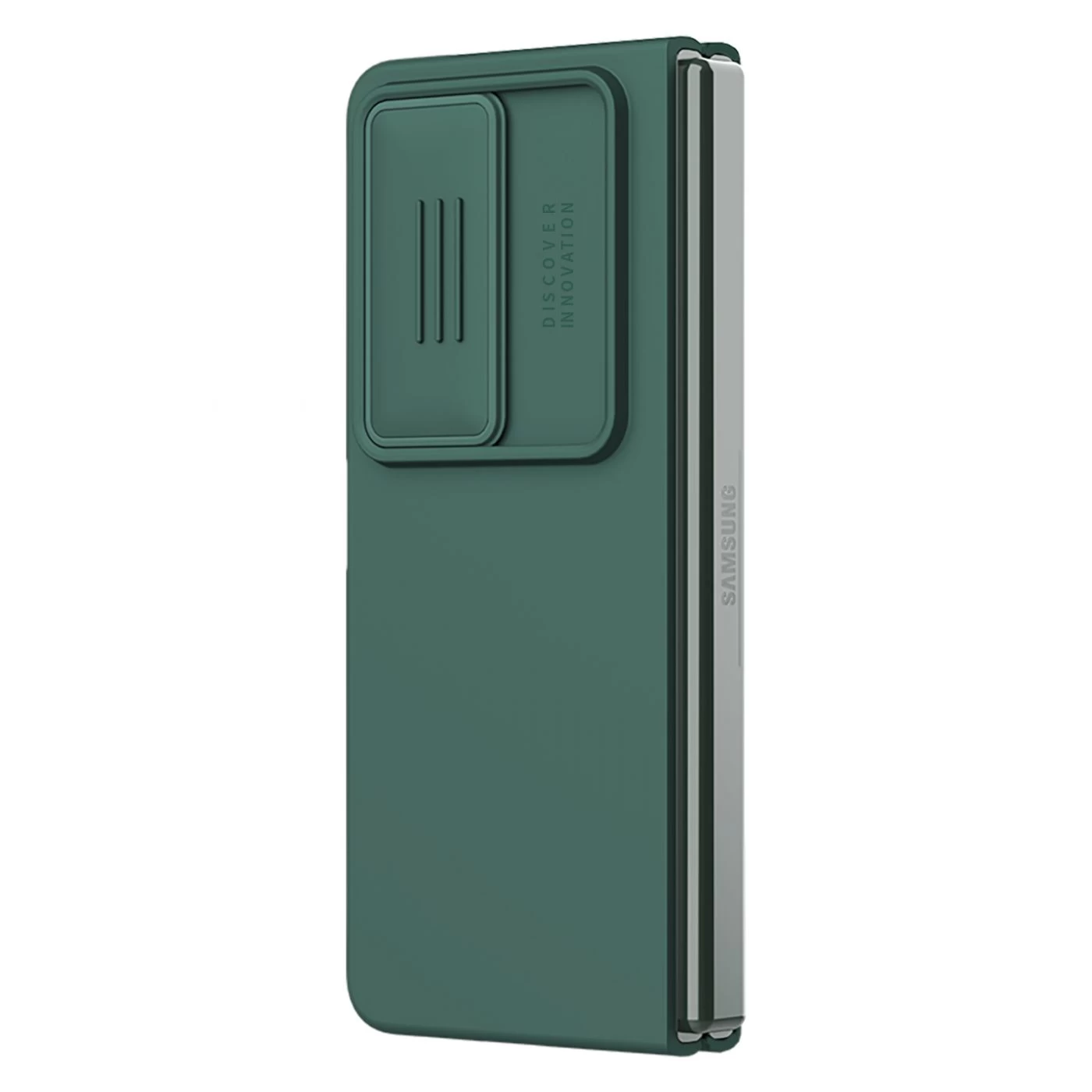 Samsung Galaxy Z Fold 4 5G ümbris roheline Nillkin CamShield Silky Silicon