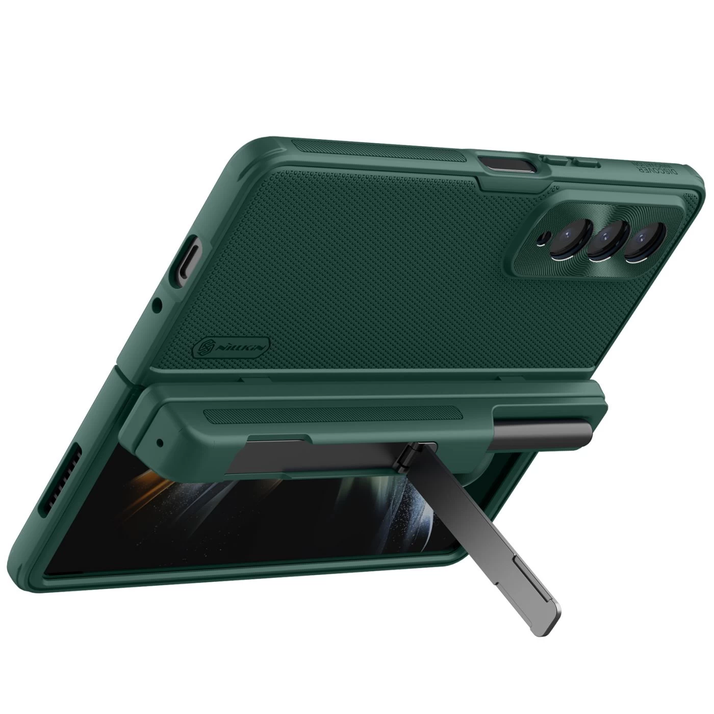 Samsung Galaxy Z Fold 4 5G ümbris roheline NILLKIN SUPER FROSTED SHIELD
