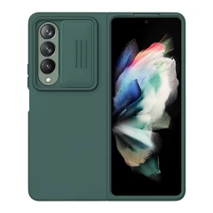 Samsung Galaxy Z Fold 4 5G ümbris roheline Nillkin CamShield Silky Silicon