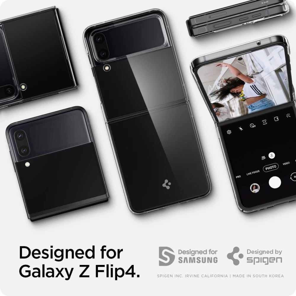 Samsung Galaxy Z Flip 4 5G skal transparent SPIGEN Airskin
