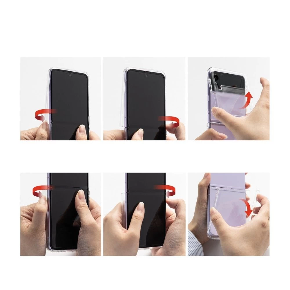 Samsung Galaxy Z Flip 4 5G suojakuori musta RINGKE Slim