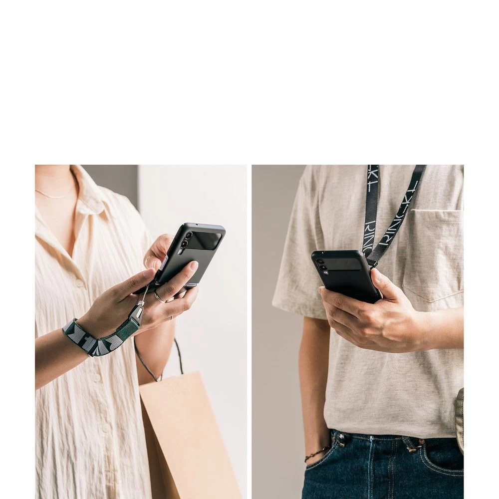 Samsung Galaxy Z Flip 4 5G suojakuori musta RINGKE Slim