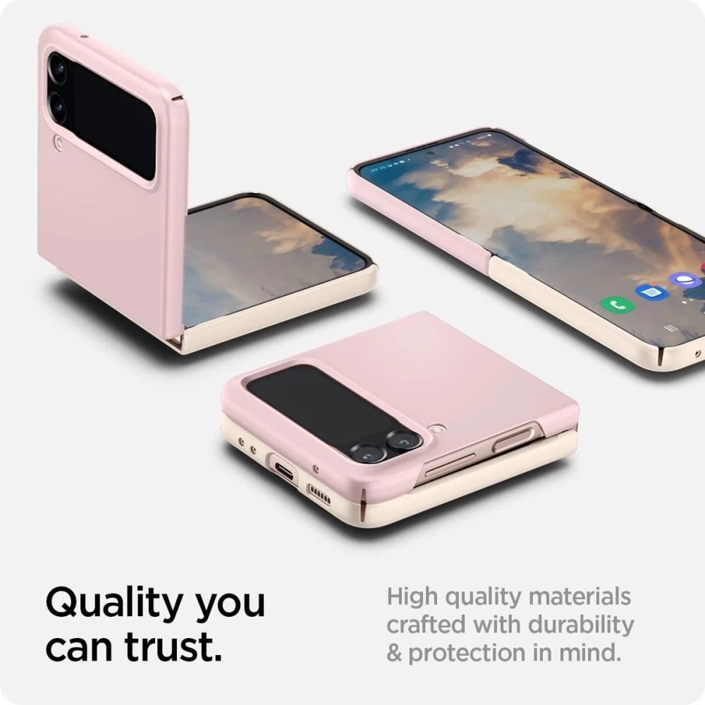 Samsung Galaxy Z Flip 4 5G skal rosa SPIGEN Airskin