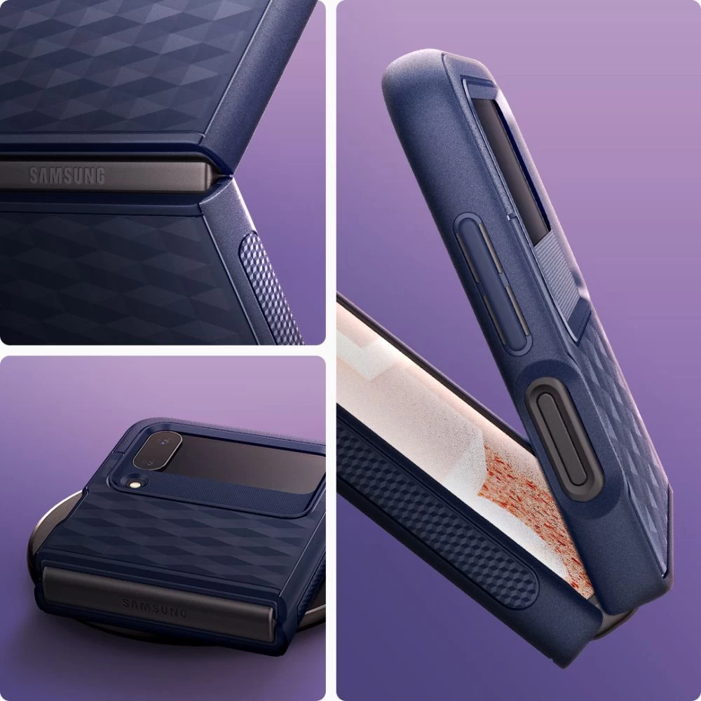 Samsung Galaxy Z Flip 4 5G suojakuori sininen CASEOLOGY Parallax