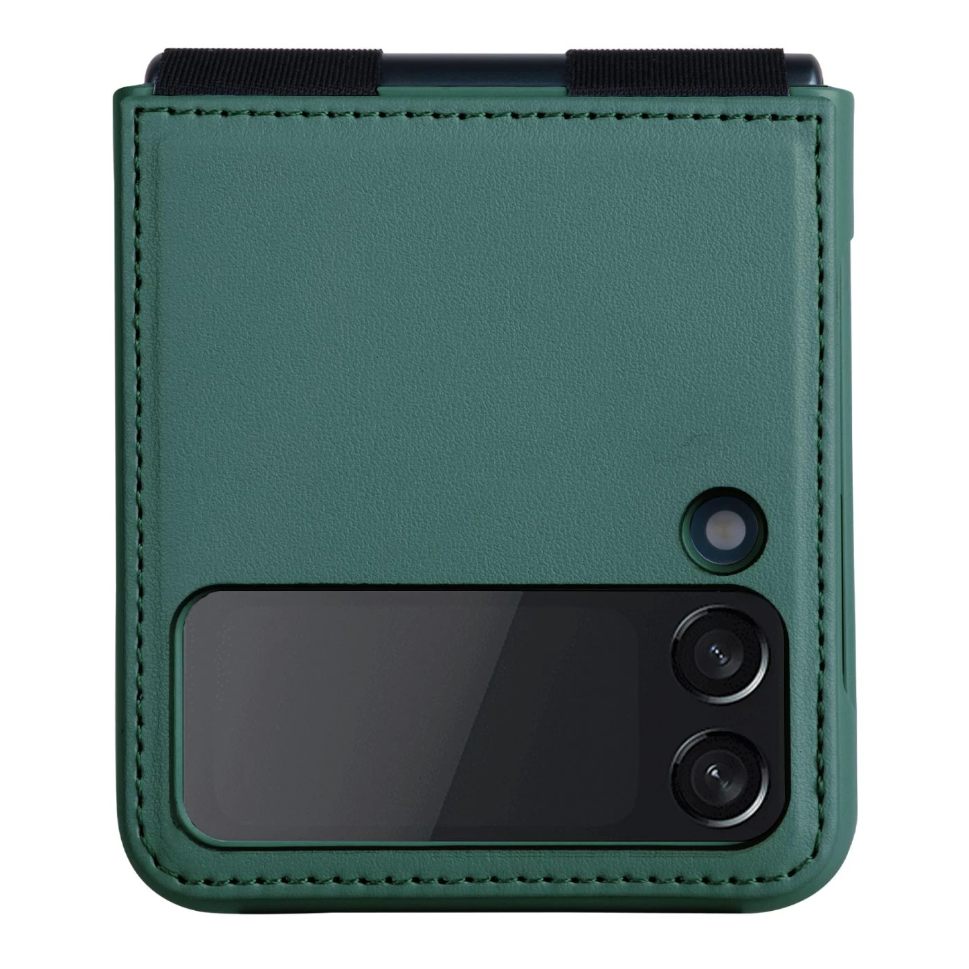 Samsung Galaxy Z Flip 4 5G case green Nillkin Qin Leather (Vegan Leather)