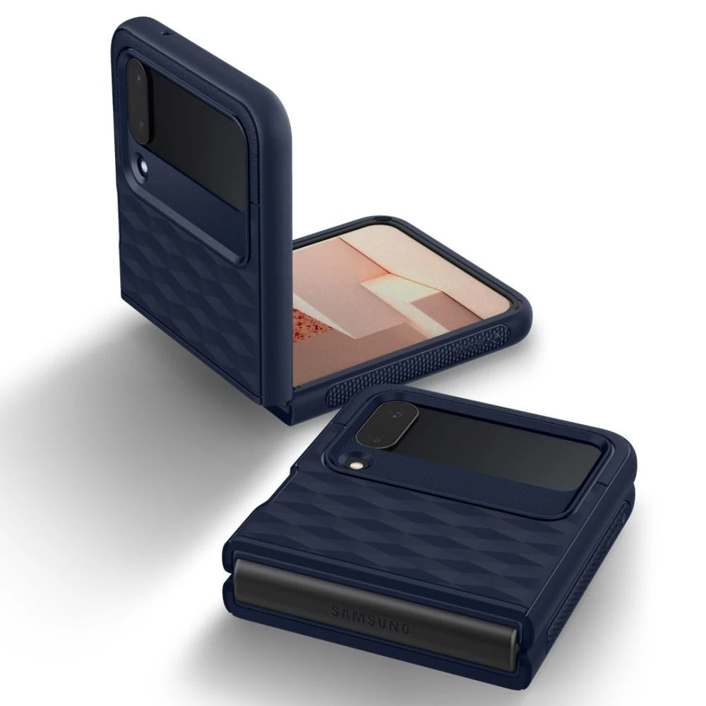 Samsung Galaxy Z Flip 4 5G suojakuori sininen CASEOLOGY Parallax