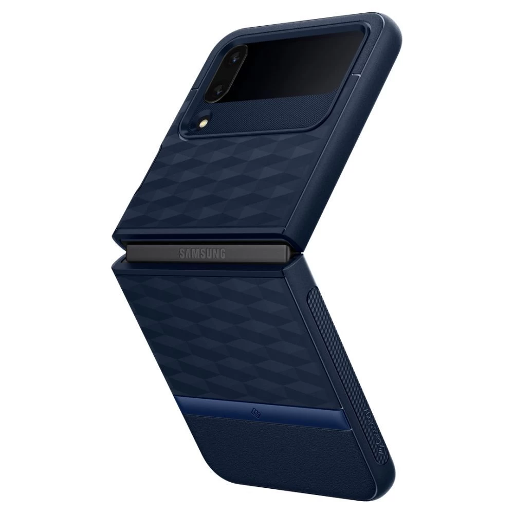 Samsung Galaxy Z Flip 4 5G suojakuori sininen CASEOLOGY Parallax