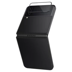 Samsung Galaxy Z Flip 4 5G skärmskydd  SPIGEN Glass FC EZ FIT + Hinge Flm (2-pack)