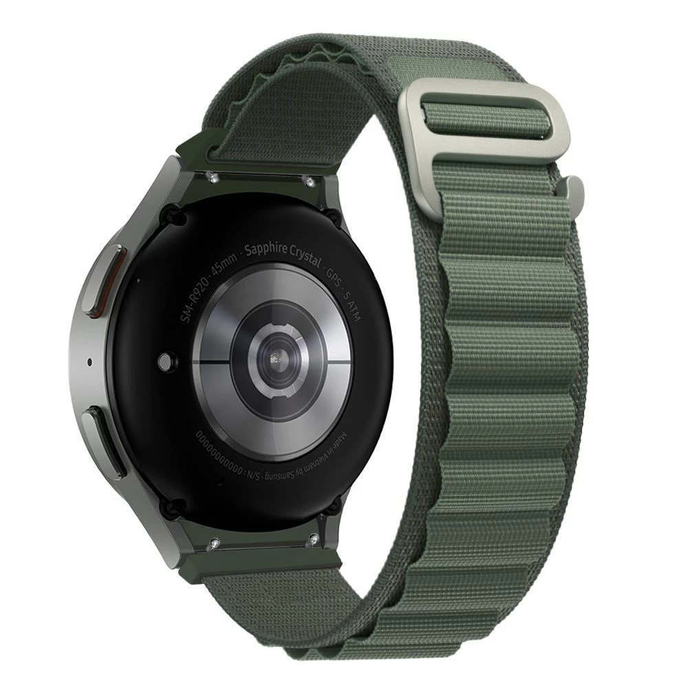 Samsung Galaxy Watch 5 rihm roheline TECH-PROTECT NYLON PRO (40 / 42 44 45 46 mm)