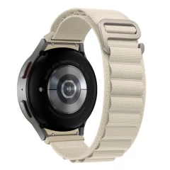 Samsung Galaxy Watch 5 rihm valge TECH-PROTECT NYLON PRO (40 / 42 44 45 46 mm)