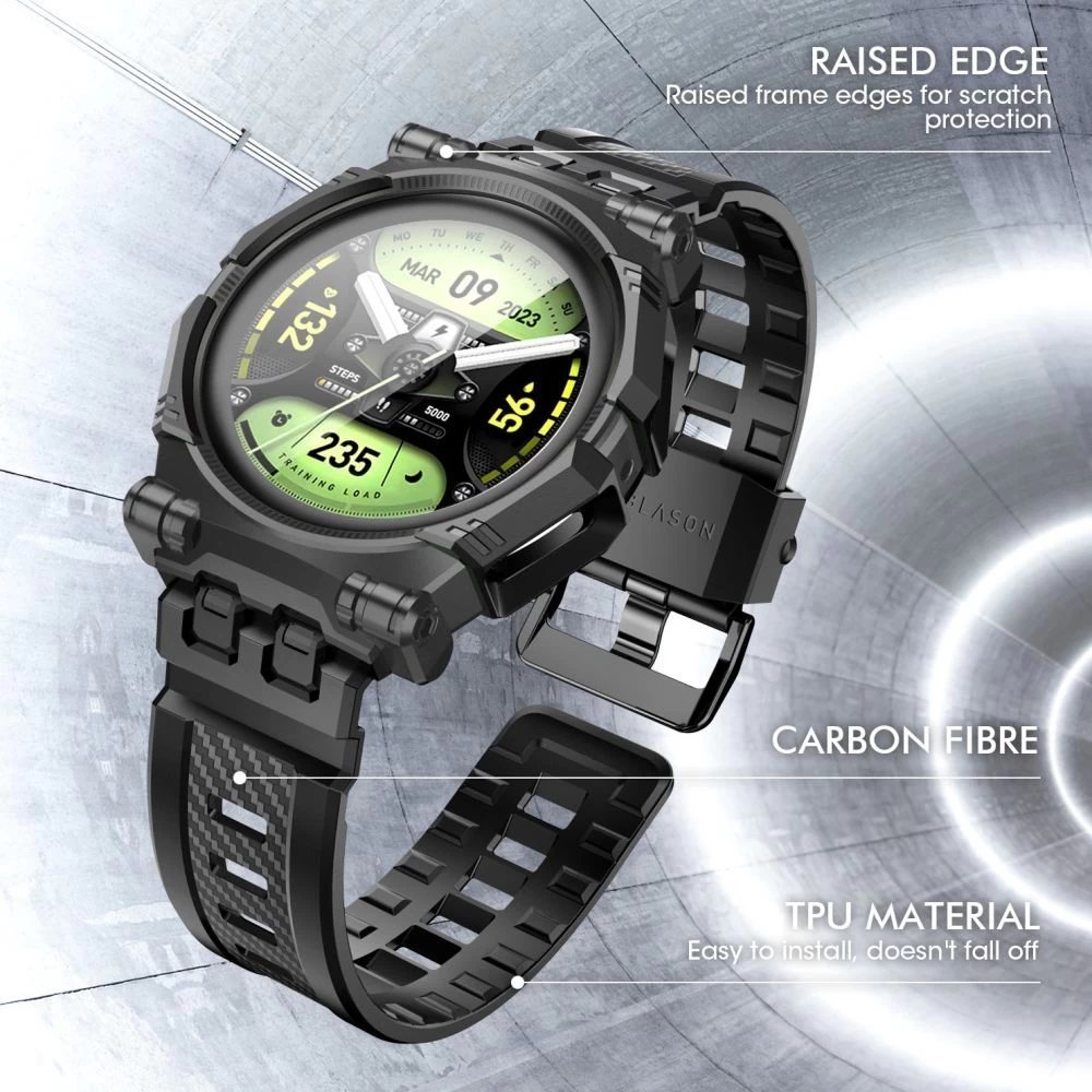 Samsung Galaxy Watch 5 Pro чехол для телефона черный SUPCASE IBLSN ARMORBOX 2-SET (45 MM)