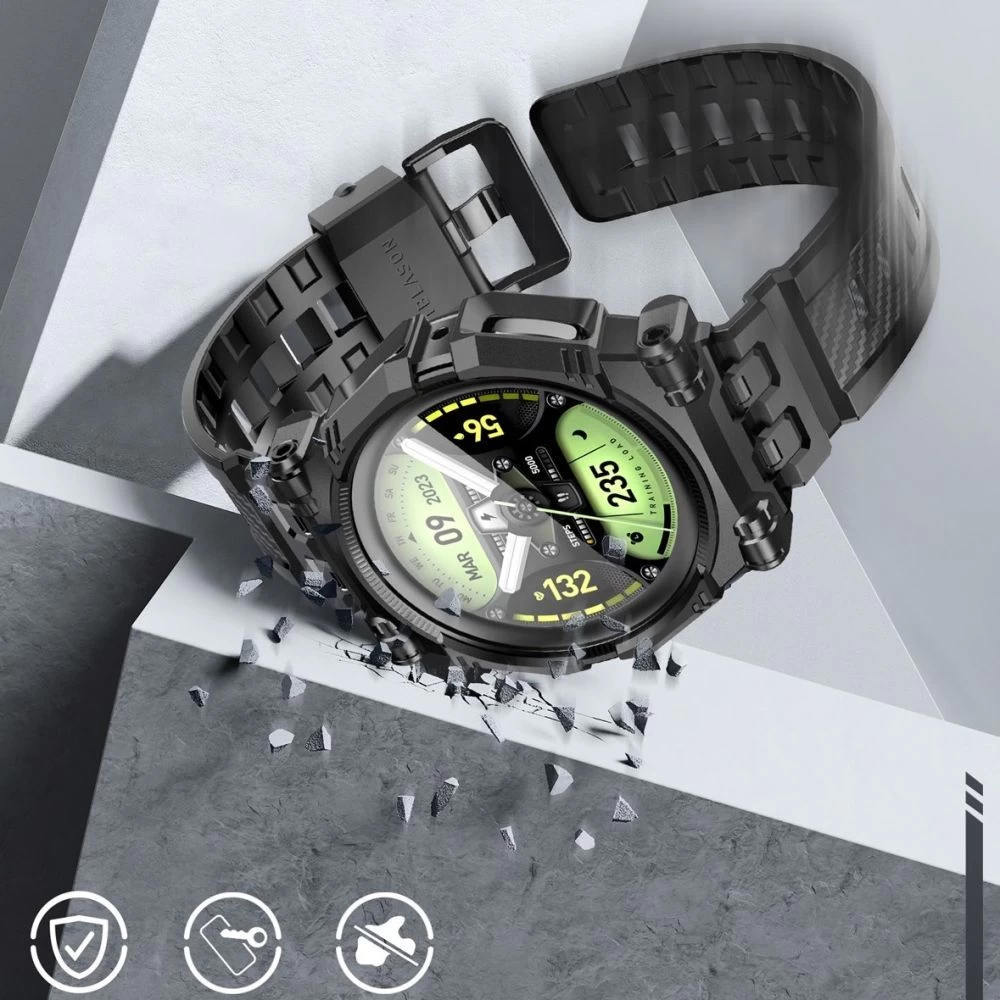 Samsung Galaxy Watch 5 Pro чехол для телефона черный SUPCASE IBLSN ARMORBOX 2-SET (45 MM)