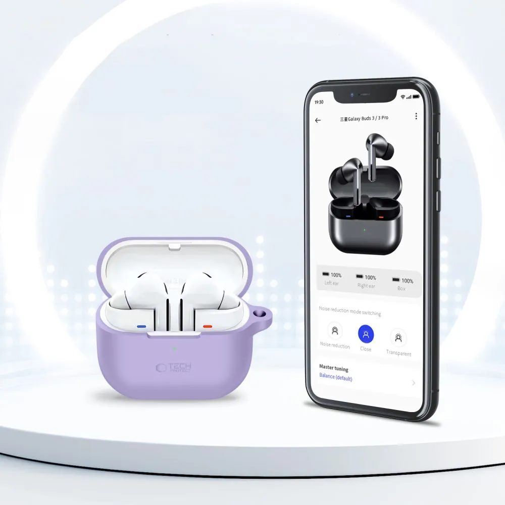 Samsung Galaxy Buds ümbris  TECH-PROTECT SILICONE HOOK 3 / FE Pro