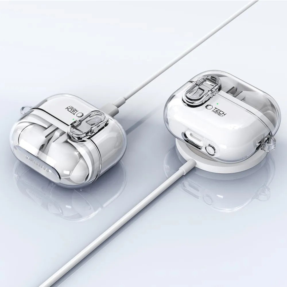 Samsung Galaxy Buds phone case transparent TECH-PROTECT FLEXAIR 3 / Pro