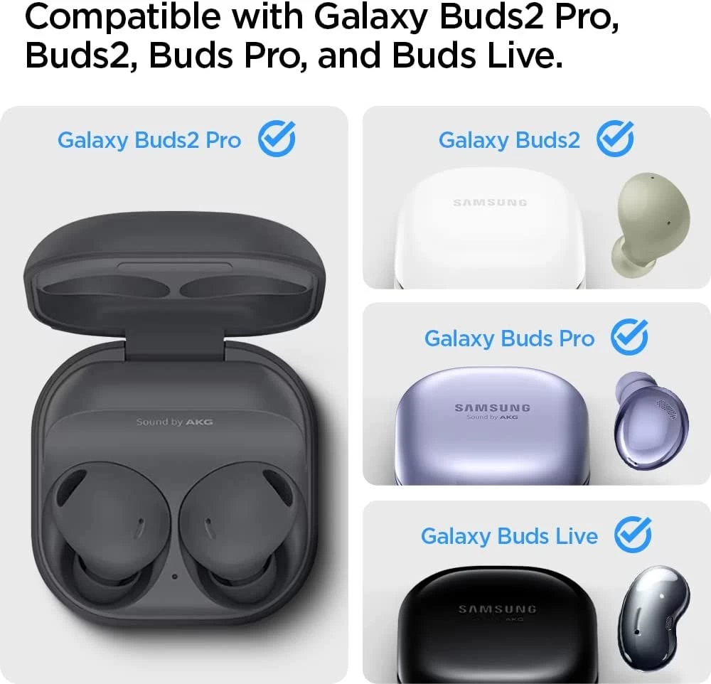 Samsung Galaxy Buds case black SPIGEN Rugged Armor 2 Pro / Live