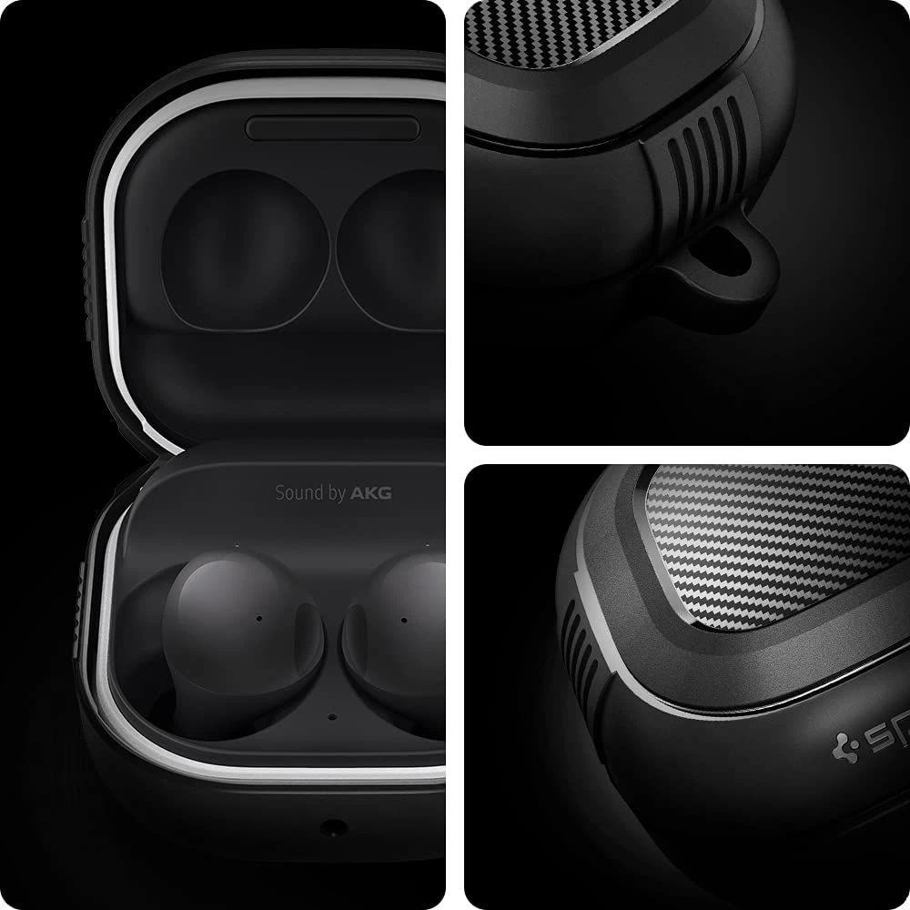 Samsung Galaxy Buds case black SPIGEN Rugged Armor 2 Pro / Live