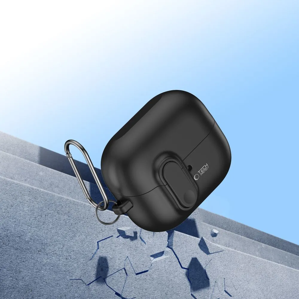 Samsung Galaxy Buds case black TECH-PROTECT SLIM HOOK 3 / Pro