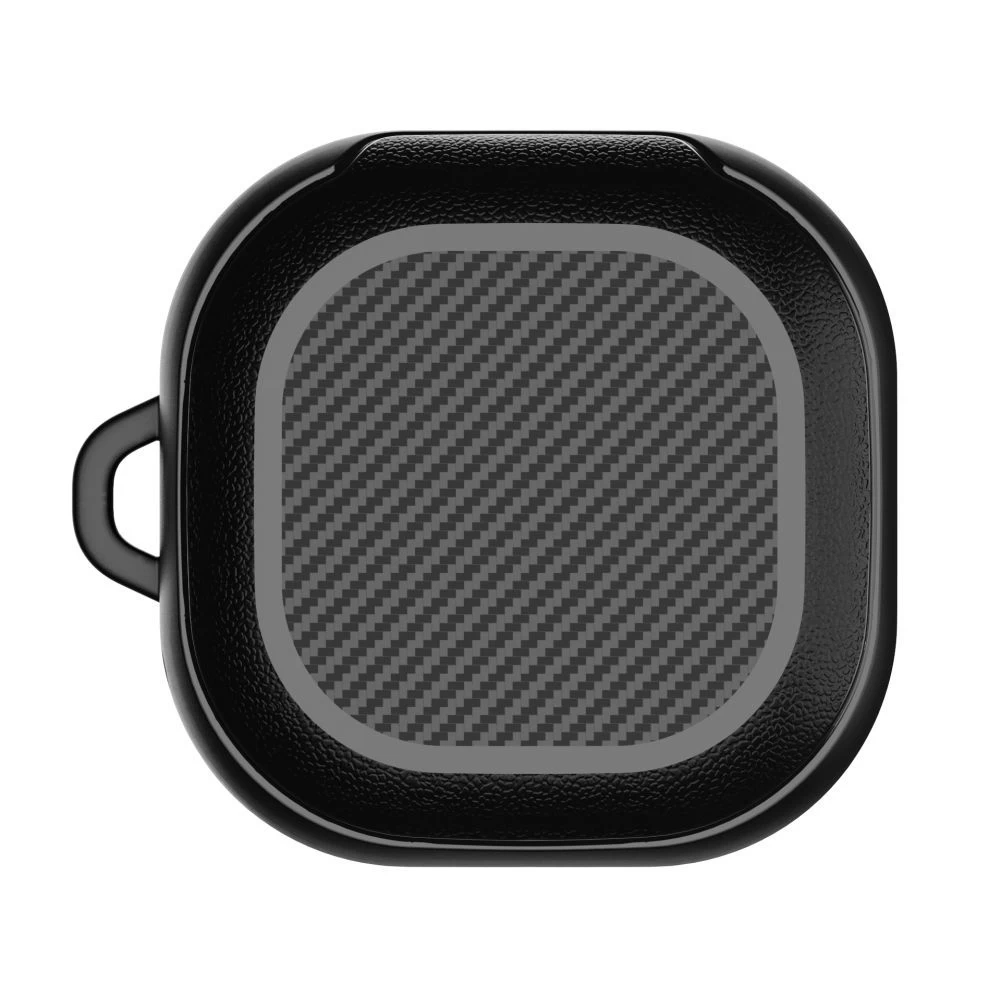 Samsung Galaxy Buds case black TECH-PROTECT ROUGH CARBON FE / 2 PRO LIVE
