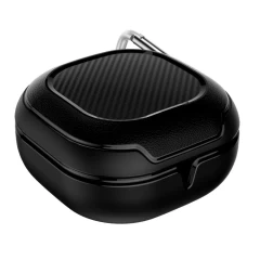 Samsung Galaxy Buds case black TECH-PROTECT ROUGH CARBON FE / 2 PRO LIVE