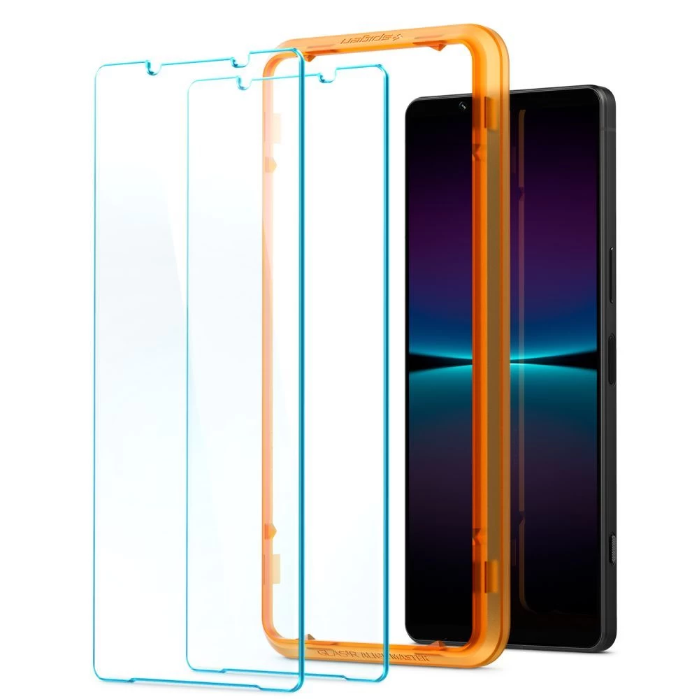 Sony Xperia 1 IV защитное стекло SPIGEN ALM GLAS.TR SLIM (2-pack)