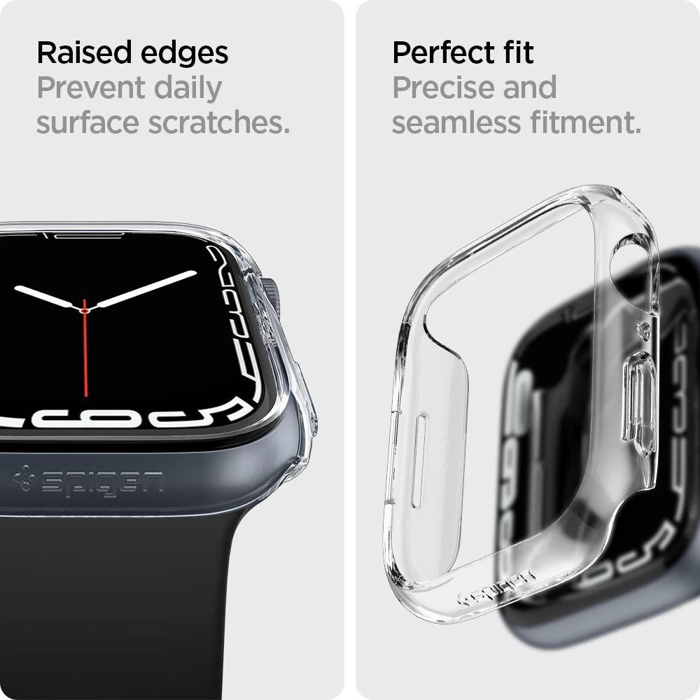 Apple Watch 7 phone case transparent SPIGEN THIN FIT (45mm)