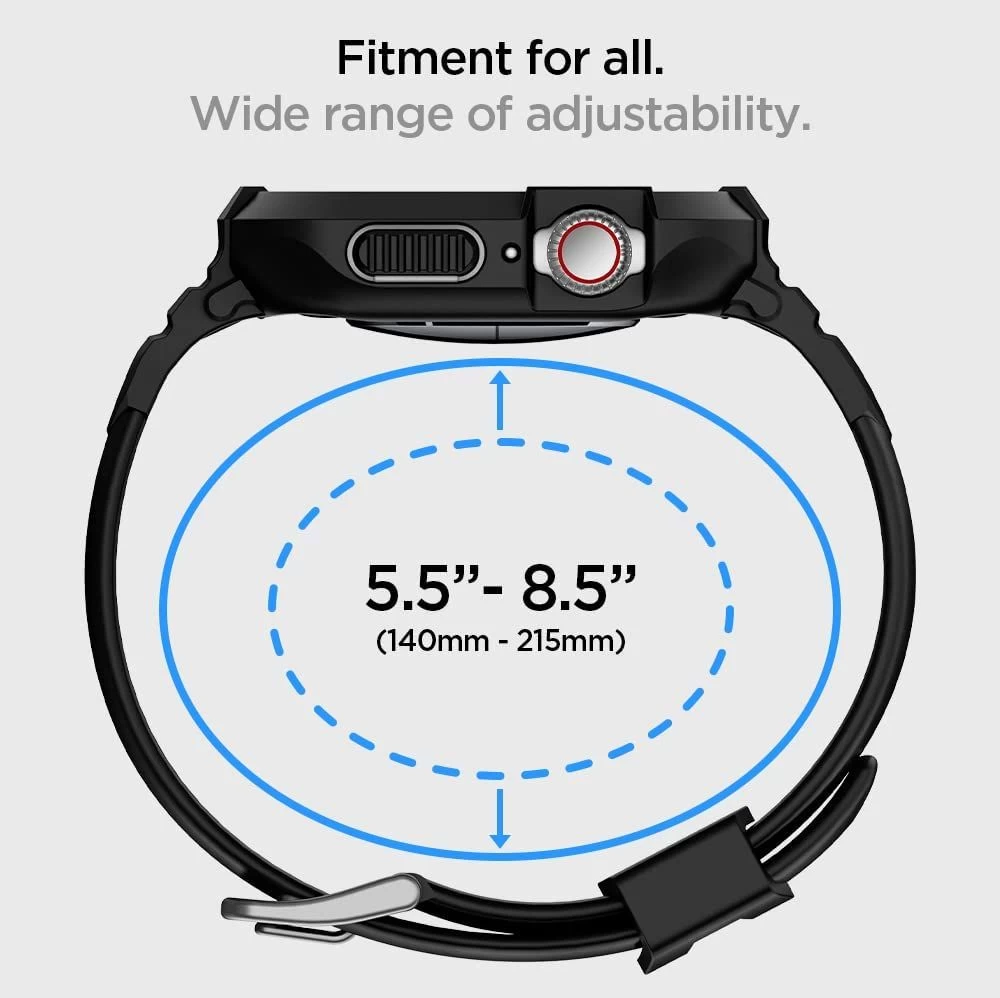 Apple Watch 7 band black SPIGEN RUGGED ARMOR ”PRO” (44/45mm)