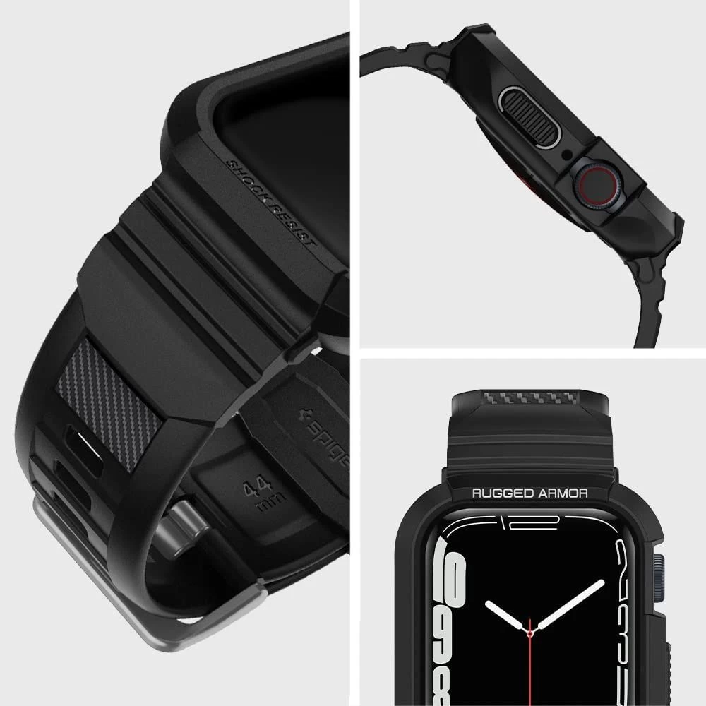 Apple Watch 7 band black SPIGEN RUGGED ARMOR ”PRO” (44/45mm)