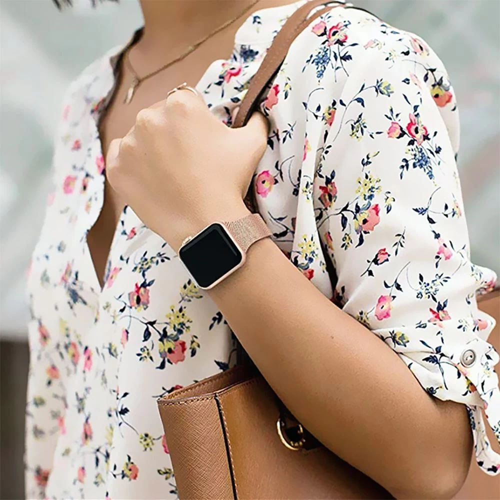 Apple Watch 7 band pink gold TECH-PROTECT THIN MILANESE (38/40/41mm)