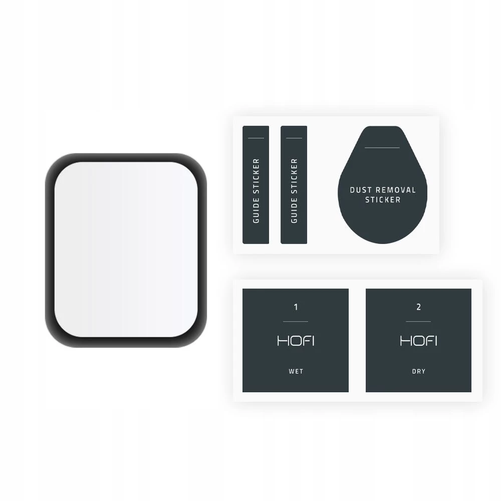 Apple Watch 7 kaitseklaas HOFI Hybrid PRO+ (45mm)