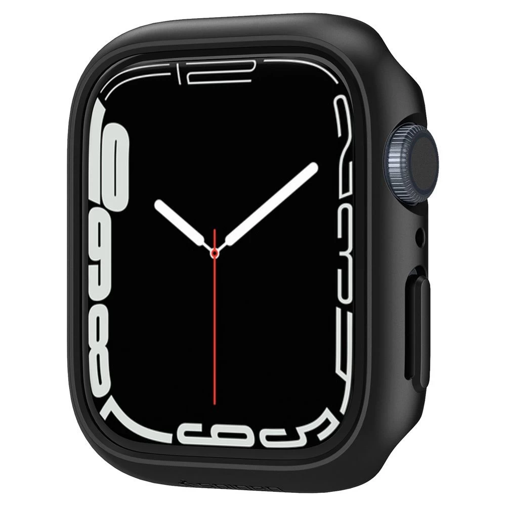 Apple Watch 7 phone case black SPIGEN THIN FIT (45mm)