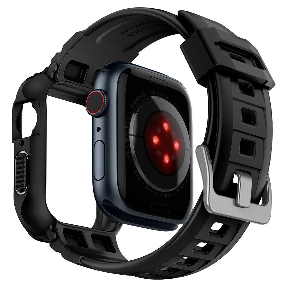 Apple Watch 7 band black SPIGEN RUGGED ARMOR ”PRO” (44/45mm)