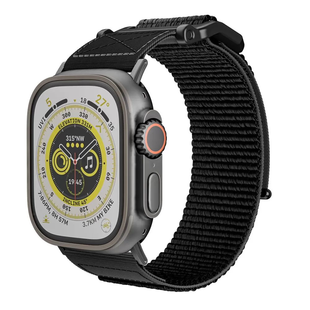 Apple Watch 7 band black TECH-PROTECT SCOUT APPLE WATCH (42/44/45/49 MM)