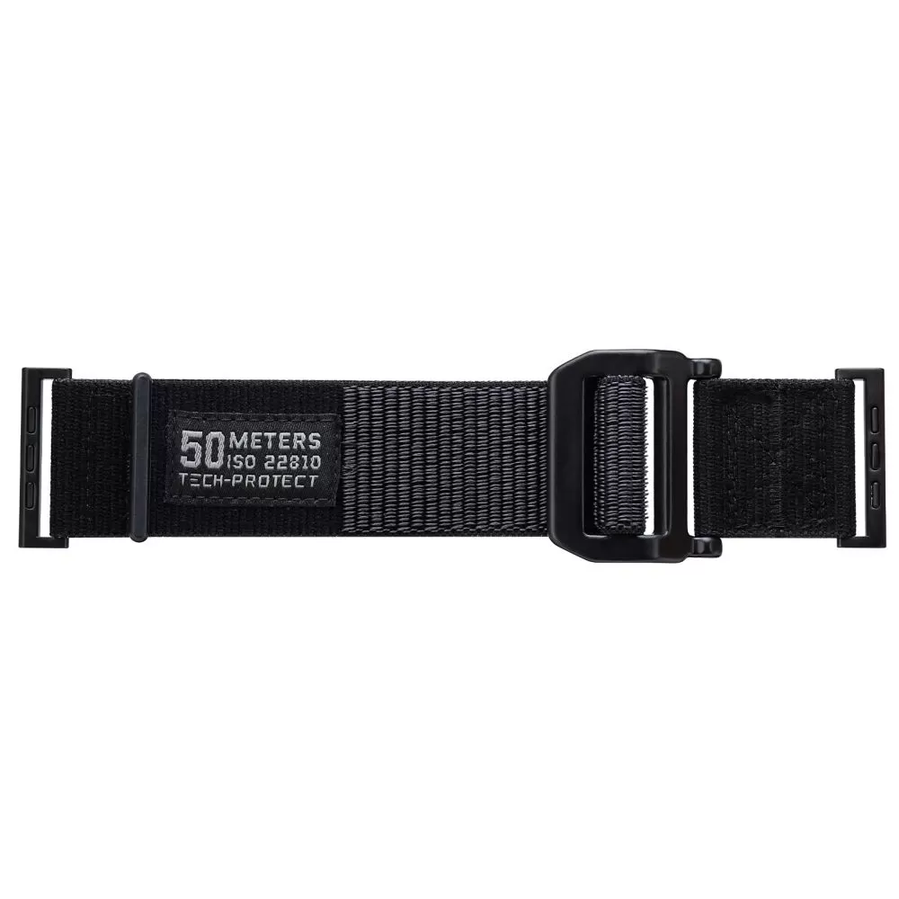 Apple Watch 7 band black TECH-PROTECT SCOUT APPLE WATCH (42/44/45/49 MM)
