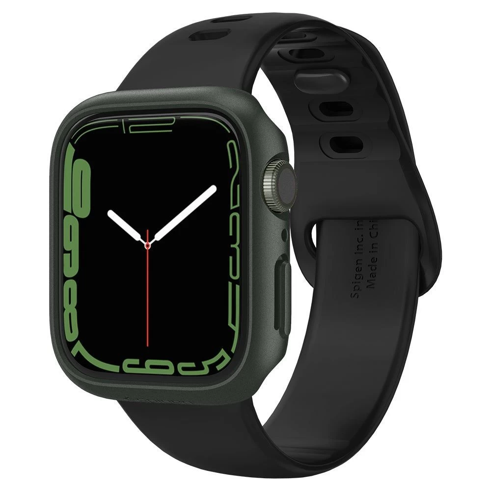 Apple Watch 7 phone case green SPIGEN THIN FIT (45mm)