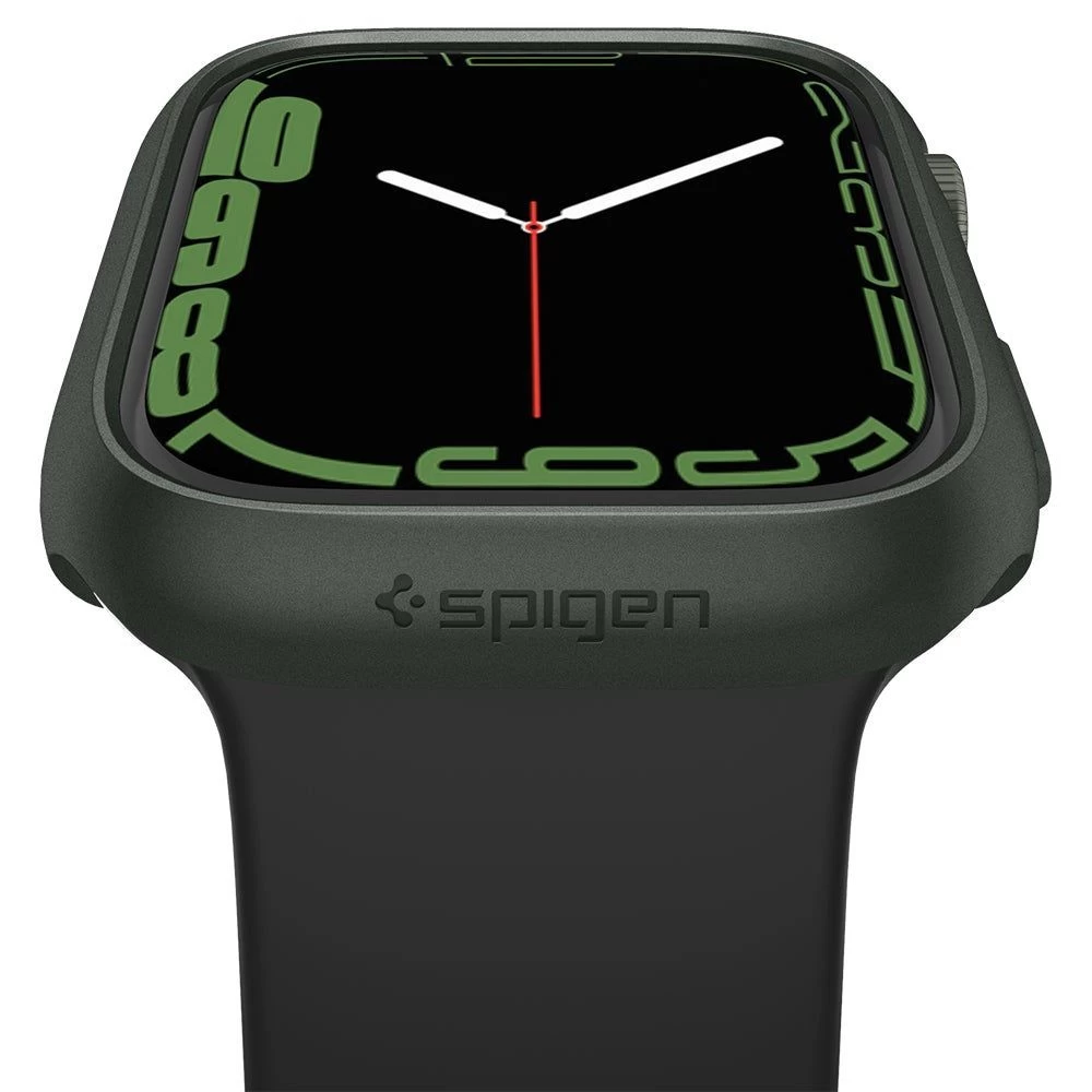 Apple Watch 7 phone case green SPIGEN THIN FIT (45mm)