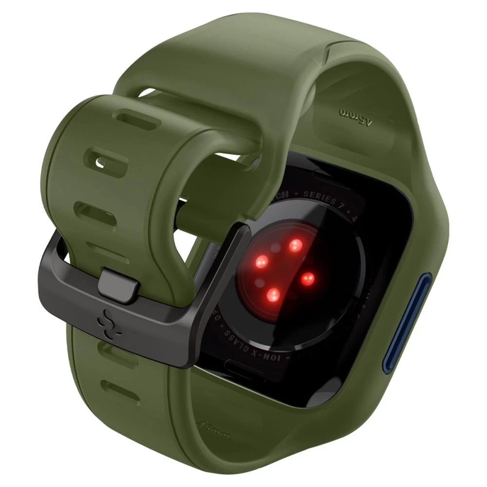 Apple Watch 7 phone case green SPIGEN LIQUID AIR ”PRO” (45mm)