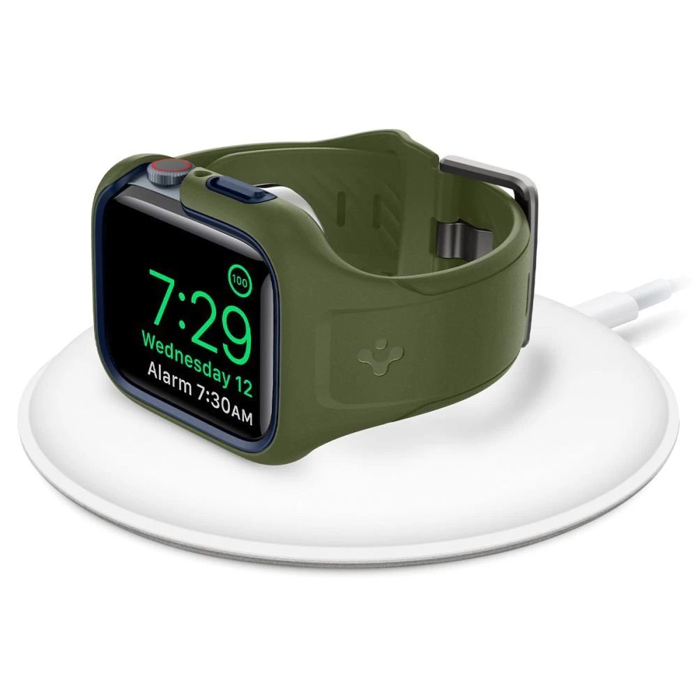 Apple Watch 7 phone case green SPIGEN LIQUID AIR ”PRO” (45mm)