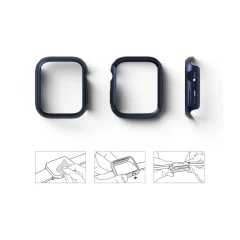 Apple Watch 7 phone case blue RINGKE SLIM (45mm) (2-pack)