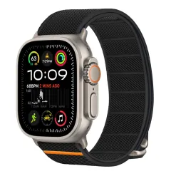 Apple Watch 7 siksniņa melns TECH-PROTECT NYLON SLIP (44/45/46/49 MM)