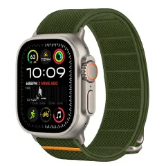 Apple Watch 7 siksniņa zaļš TECH-PROTECT NYLON SLIP (44/45/46/49 MM)