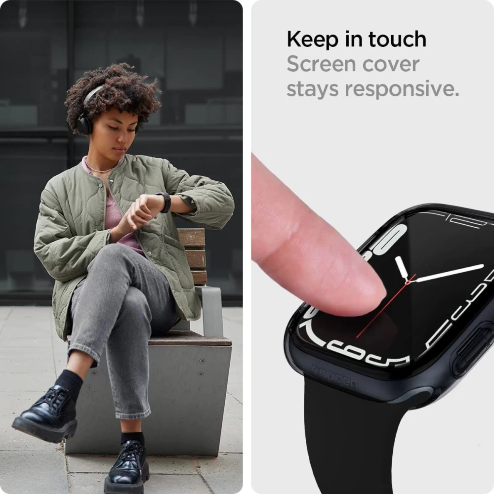 Apple Watch 8 telefoni ümbris  SPIGEN Ultra Hybrid (45mm)