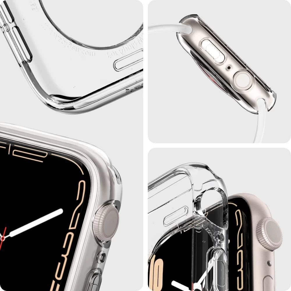 Apple Watch 8 telefoni ümbris läbipaistev SPIGEN LIQUID CRYSTAL (44/45mm)